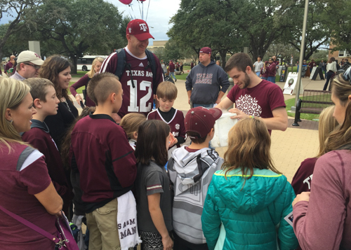 Physics Demonstrations Saturday (Before Texas A&M vs. Western Carolina Football Game)