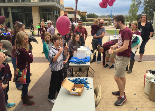 Physics Demonstrations Saturday (Before Texas A&M vs. Western Carolina Football Game)